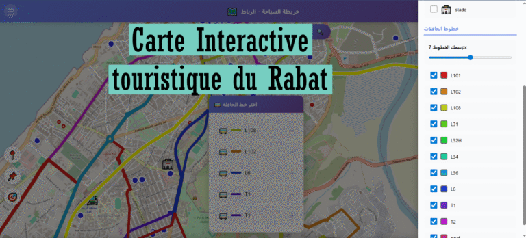 tourisme interactive maps