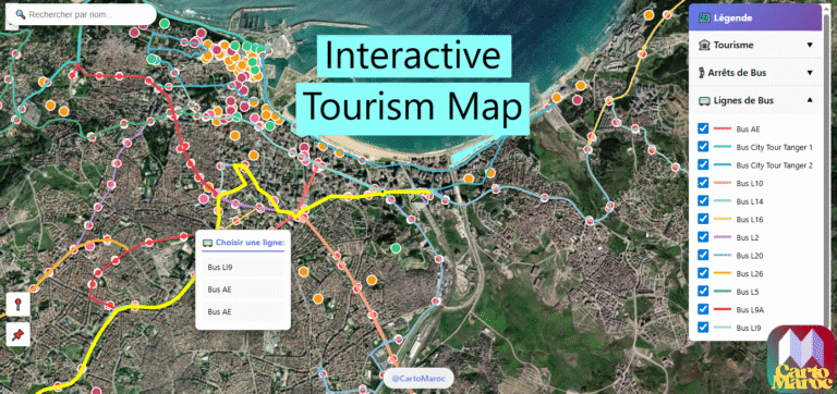 tourisme interactive maps