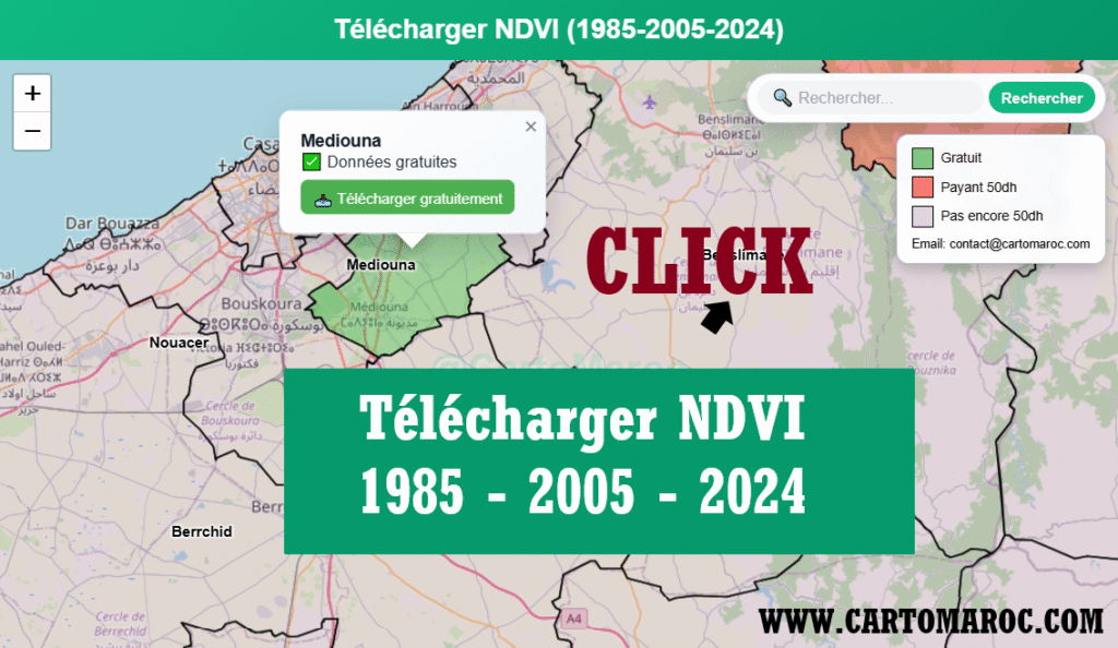 Download NDVI MOROCCO